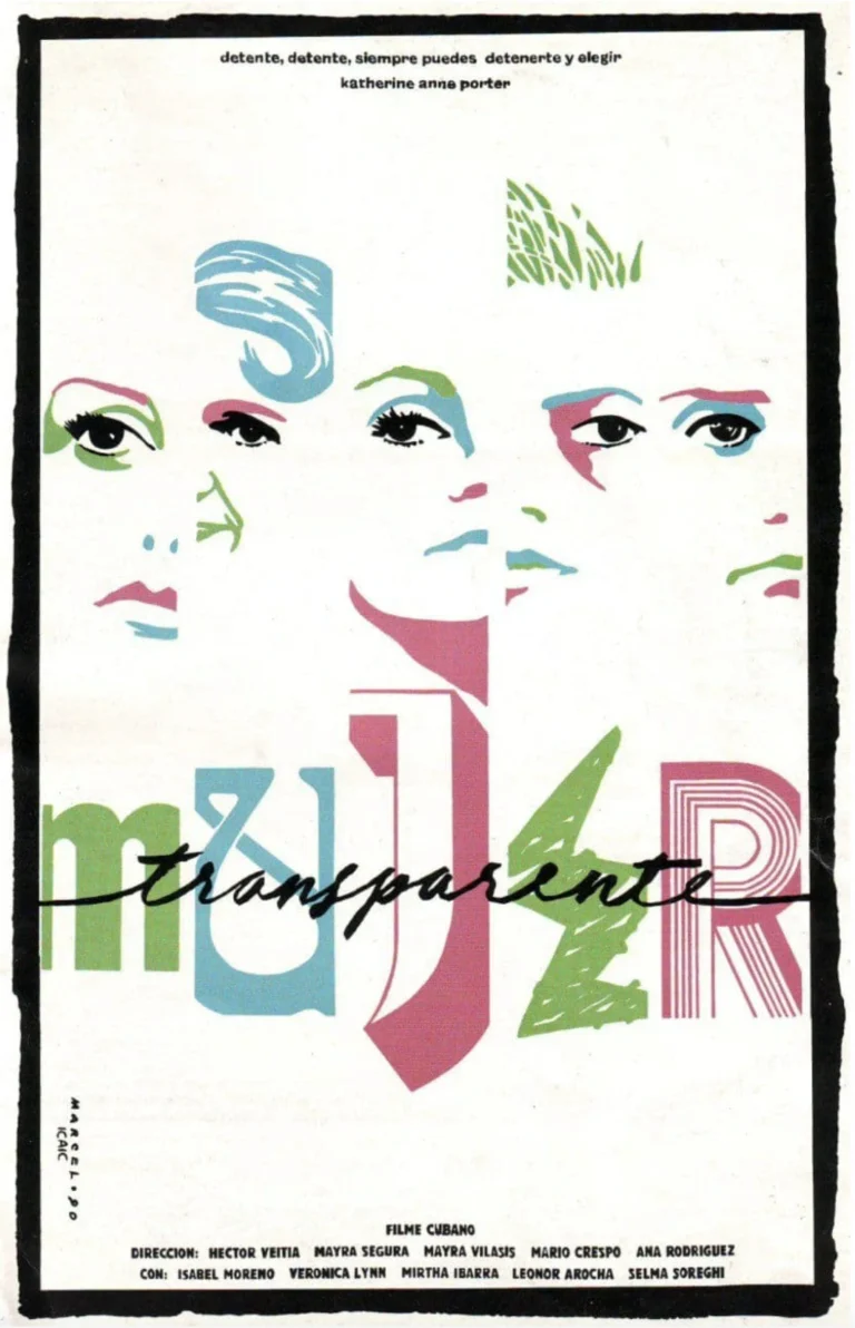 Mujer transparente (1990), película cubana que explora la experiencia femenina y la vida cotidiana en Cuba.