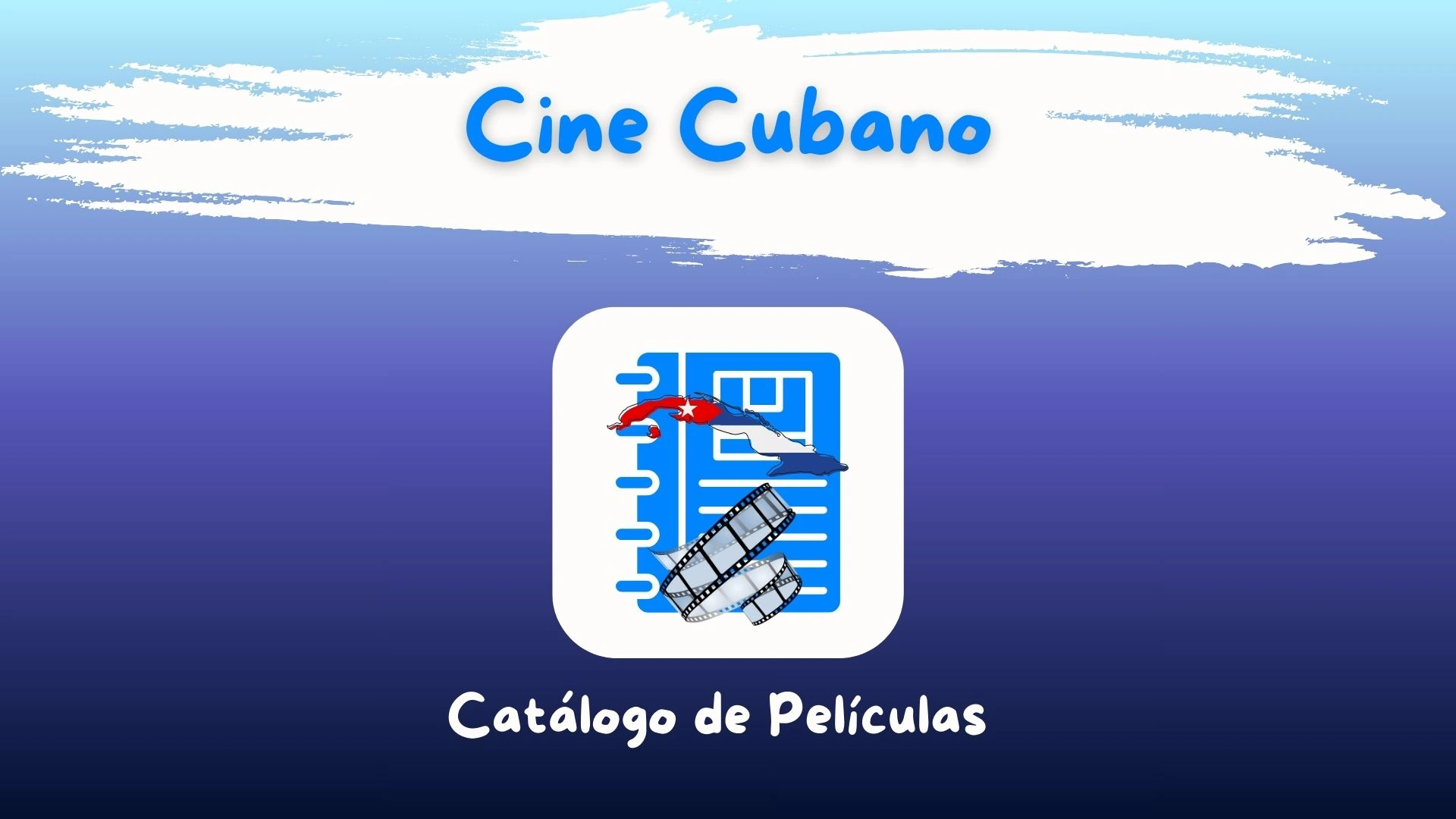 Portada del catálogo de películas cubanas.