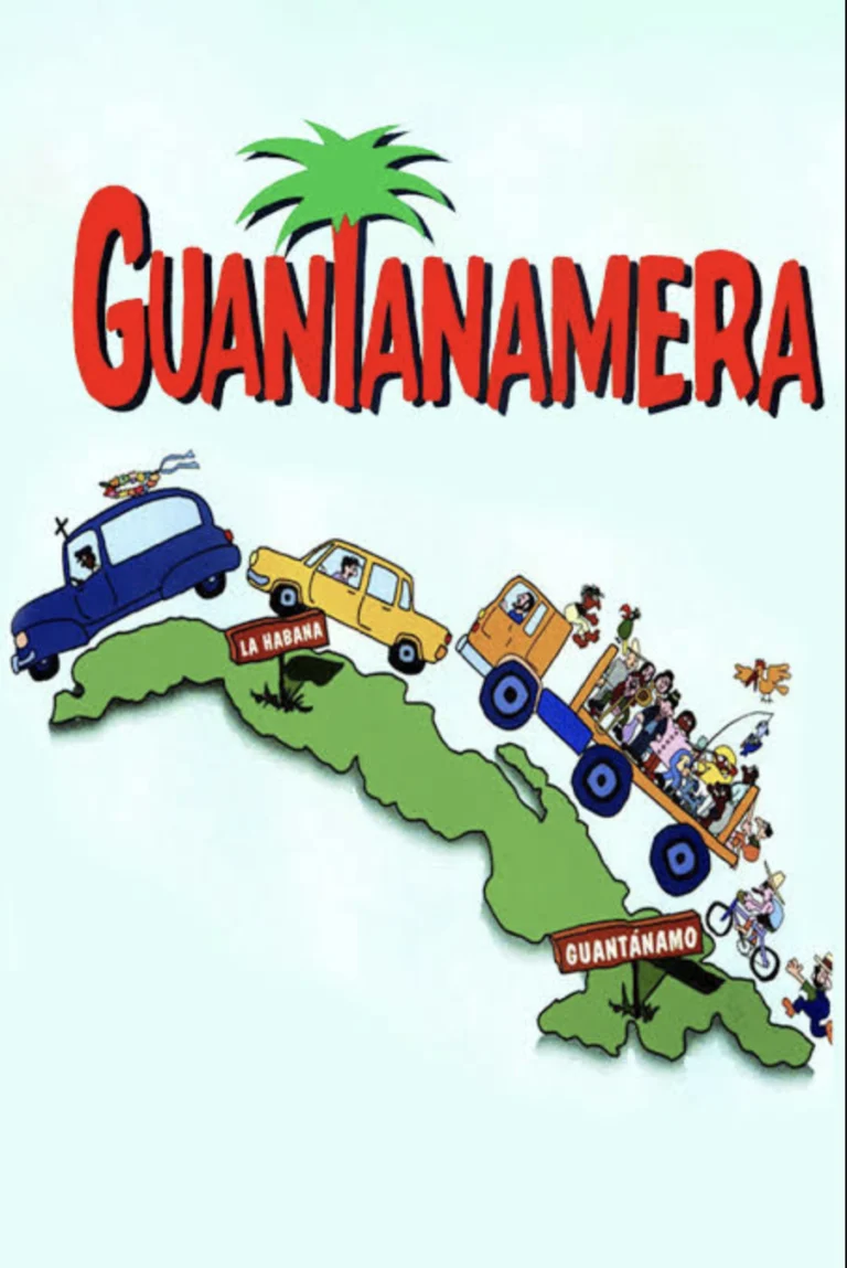 Cartel de la película cubana Guantanamera de Tomás Gutiérrez Alea y Juan Carlos Tabío.