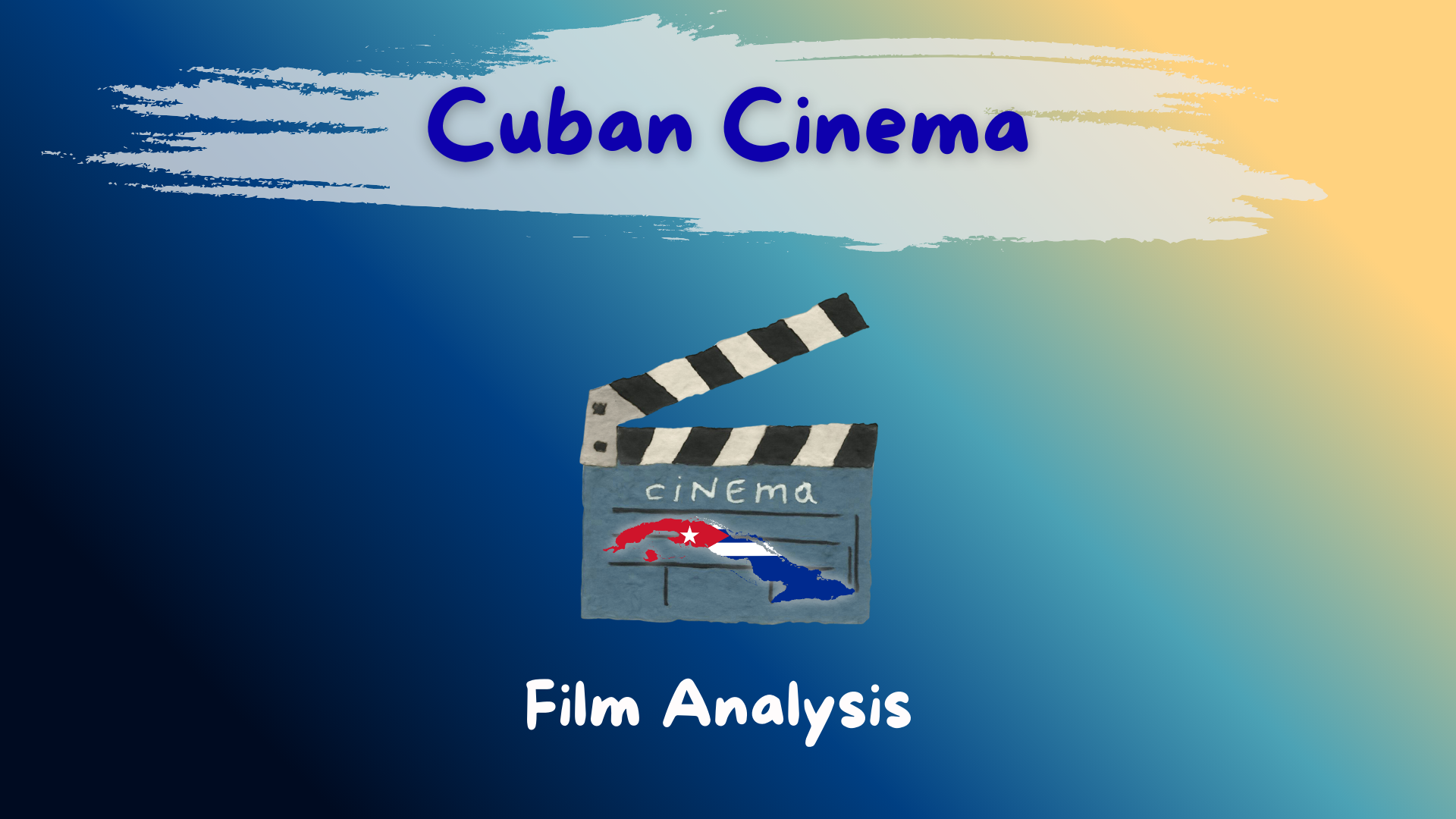 Cuban cinema – film analysis from cultural, discursive and linguistic perspectives