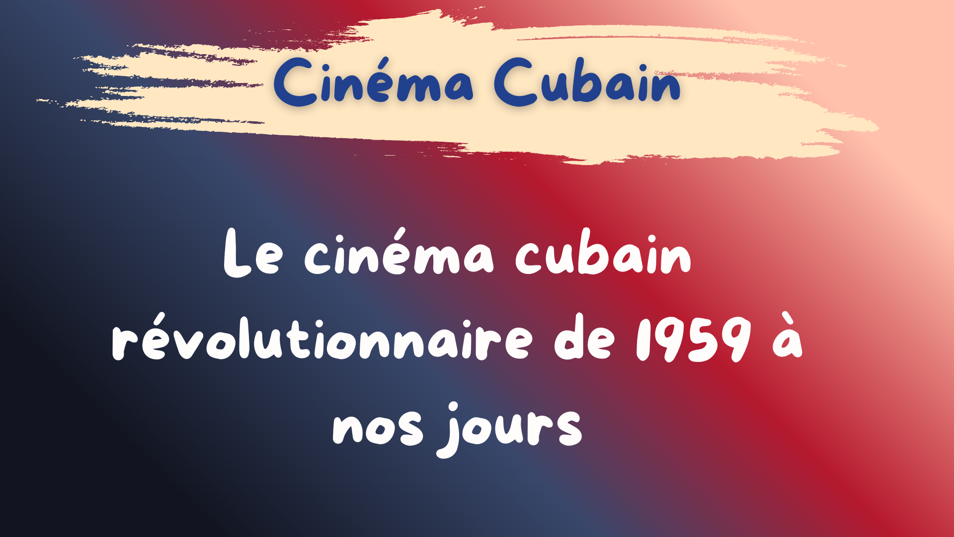 Le cinéma cubain révolutionnaire de 1959 à nos jours, reflet des transformations politiques et culturelles de Cuba.