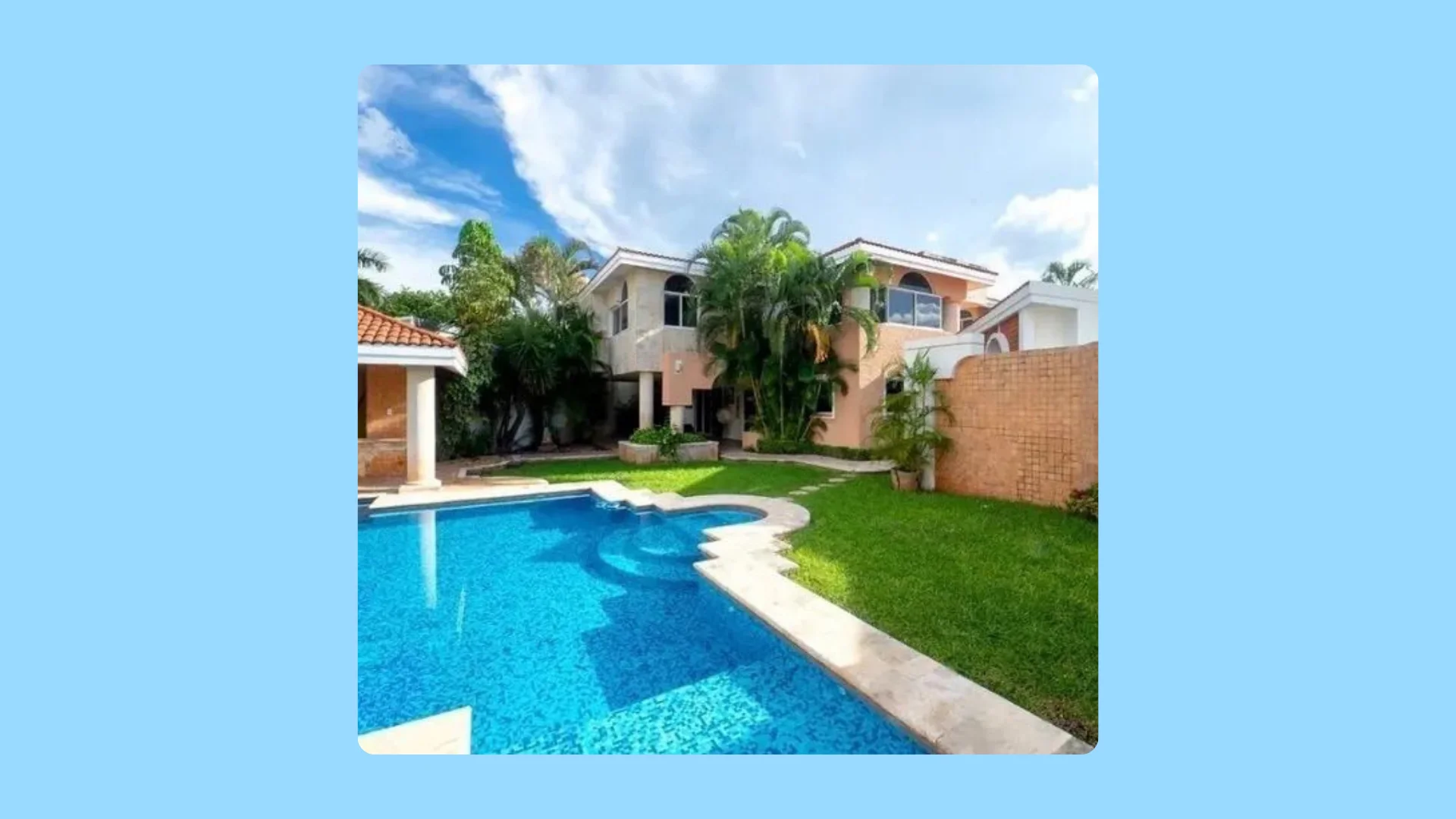 Accommodation used during the Spanish immersion program in Yucatán, Mexico.