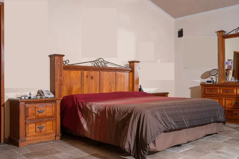 Private room for participants in the Spanish immersion program in Mérida, Yucatán.