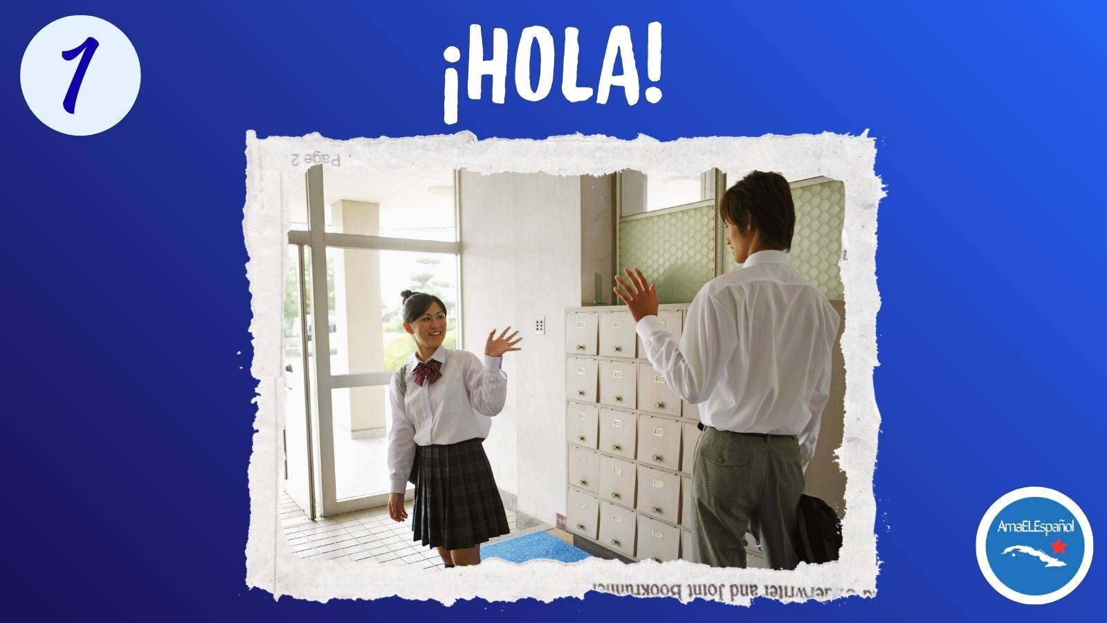 Hola. Saludos y despedidas en español A1. Lección de español para principiantes.
