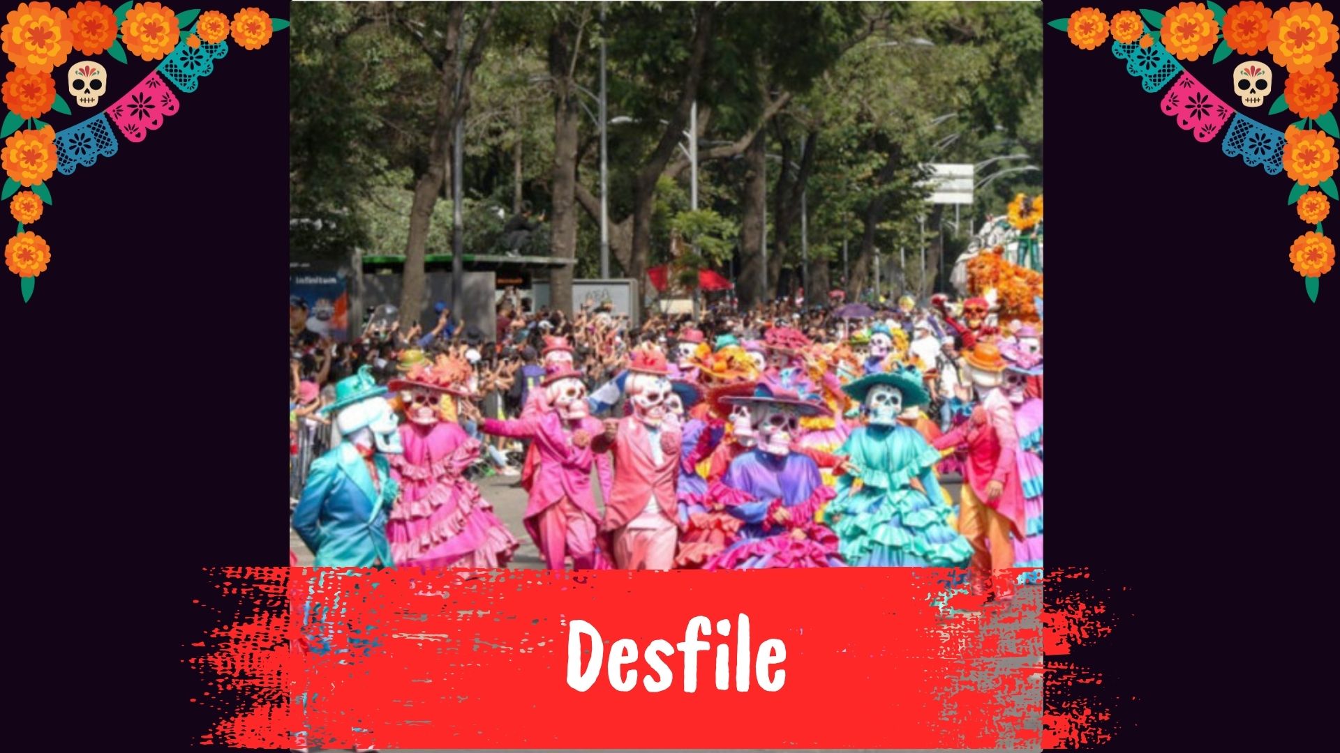 The Paseo de las Ánimas is part of the Janal Pixán celebrations in Mérida, Yucatán.